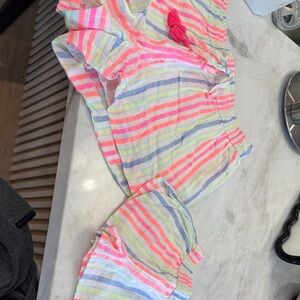 Vineyard Vines Kids Striped Shorts - Pink, Blue, Green